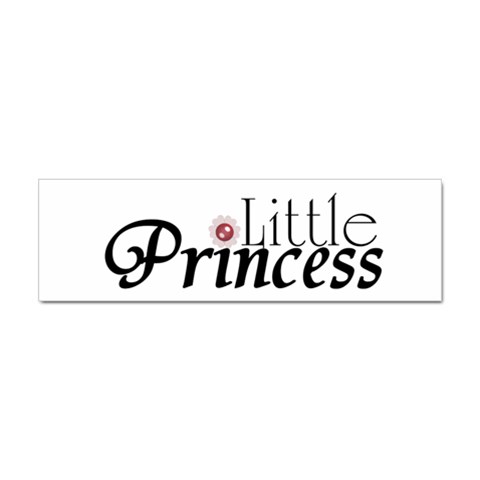 little Princess Sticker (Bumper) from UrbanLoad.com Front