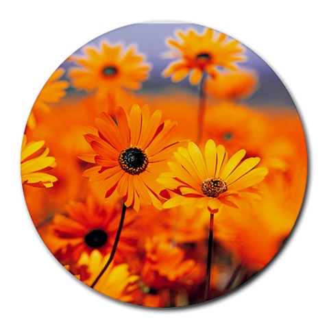 Garden Round Mousepad from UrbanLoad.com Front