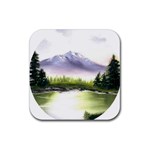 Painting 2 Rubber Square Coaster (4 pack)