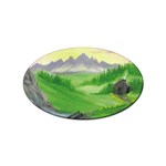 Painting 4 Sticker (Oval)