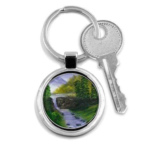 Painting 5 Key Chain (Round) from UrbanLoad.com Front