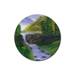 Painting 5 Rubber Coaster (Round)