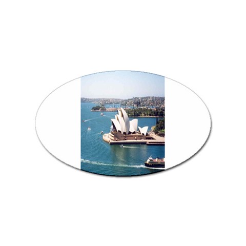 Australia Sticker Oval (100 pack) from UrbanLoad.com Front