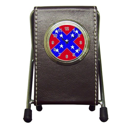 rebel Pen Holder Desk Clock from UrbanLoad.com Front