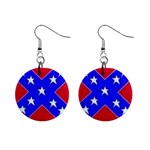 rebel 1  Button Earrings