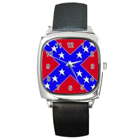 rebel Square Metal Watch from UrbanLoad.com Front
