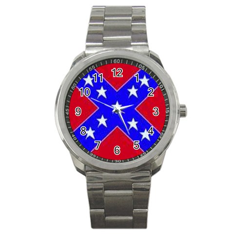 rebel Sport Metal Watch from UrbanLoad.com Front