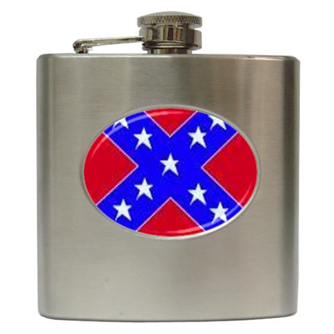 rebel Hip Flask (6 oz) from UrbanLoad.com Front