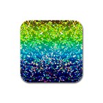 Glitter 4 Rubber Square Coaster (4 pack) 