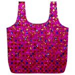Polka Dot Sparkley Jewels 1 Full Print Recycle Bags (L) 