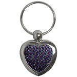 Polka Dot Sparkley Jewels 2 Key Chains (Heart) 