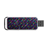 Polka Dot Sparkley Jewels 2 Portable USB Flash (One Side)