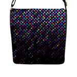 Polka Dot Sparkley Jewels 2 Flap Messenger Bag (L) 