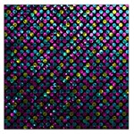 Polka Dot Sparkley Jewels 2 Large Satin Scarf (Square)