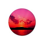 Sunset Rubber Coaster (Round)