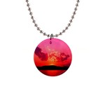 Sunset 1  Button Necklace