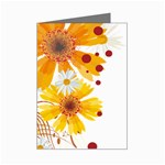 yellow_flower Mini Greeting Card