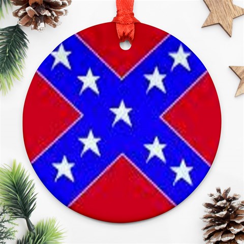 rebel Ornament (Round) from UrbanLoad.com Front