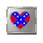 rebel Mega Link Heart Italian Charm (18mm)