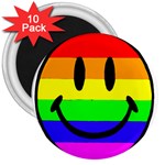 happy face 3  Magnet (10 pack)