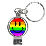 happy face Nail Clippers Key Chain