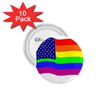 gay flag 1.75  Button (10 pack) 