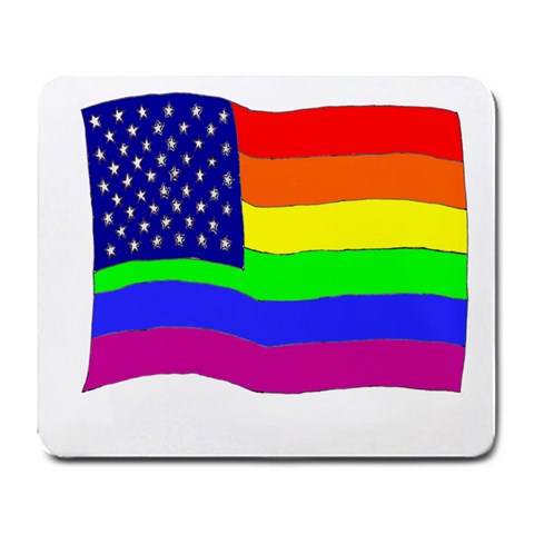 gay flag Large Mousepad from UrbanLoad.com Front
