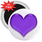 Purple Heart 3  Magnet (10 pack)