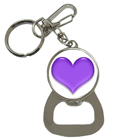 Purple Heart Bottle Opener Key Chain from UrbanLoad.com Front