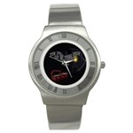 Design1057 Round Steel Watch