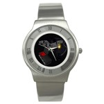 Design1058 Round Steel Watch