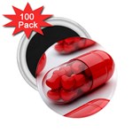 Heart Capsule 2.25  Magnet (100 pack) 