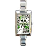 radiocative Rectangular Italian Charm Watch