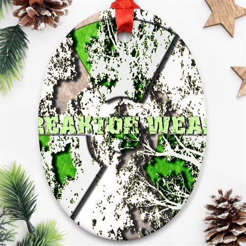 radiocative Ornament (Oval) from UrbanLoad.com Front