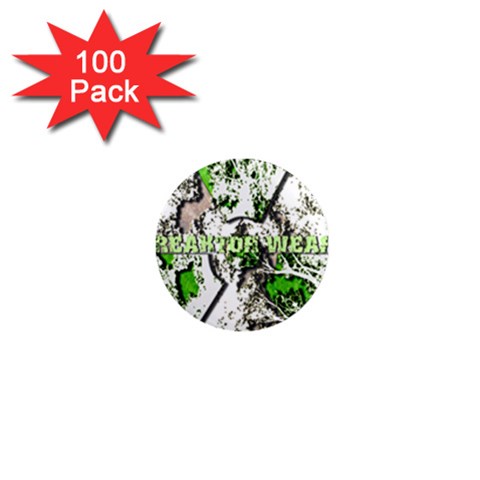 radiocative 1  Mini Magnet (100 pack)  from UrbanLoad.com Front