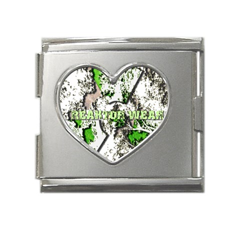 radiocative Mega Link Heart Italian Charm (18mm) from UrbanLoad.com Front