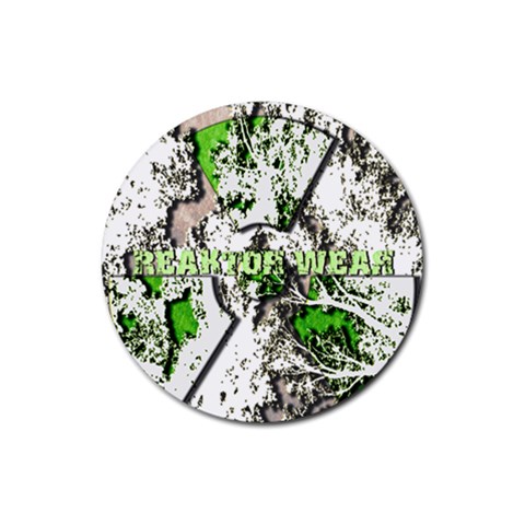 radiocative Rubber Round Coaster (4 pack) from UrbanLoad.com Front