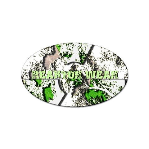 radiocative Sticker (Oval) from UrbanLoad.com Front