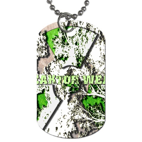 radiocative Dog Tag (One Side) from UrbanLoad.com Front