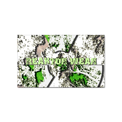 radiocative Sticker Rectangular (100 pack) from UrbanLoad.com Front