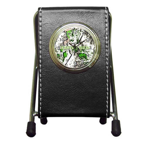 radiocative Pen Holder Desk Clock from UrbanLoad.com Front