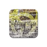 Tech Image Rubber Square Coaster (4 pack)