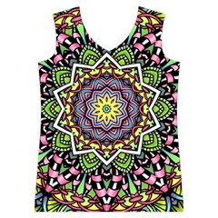 Psychedelic Leaves Mandala Women s Basketball Tank Top from UrbanLoad.com Front