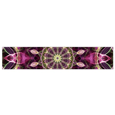 Purple Flower Flano Scarf (Small) from UrbanLoad.com Front