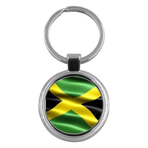 Jamaica Key Chain (Round) from UrbanLoad.com Front