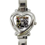 FireFighter Heart Italian Charm Watch