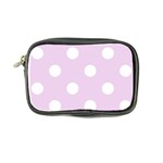 Polka Dots - White on Thistle Violet Coin Purse