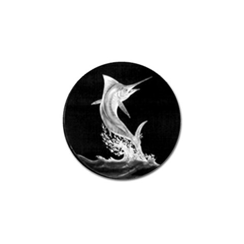 Black Marlin D21 Golf Ball Marker (4 pack) from UrbanLoad.com Front
