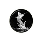 Black Marlin D21 Hat Clip Ball Marker (4 pack)