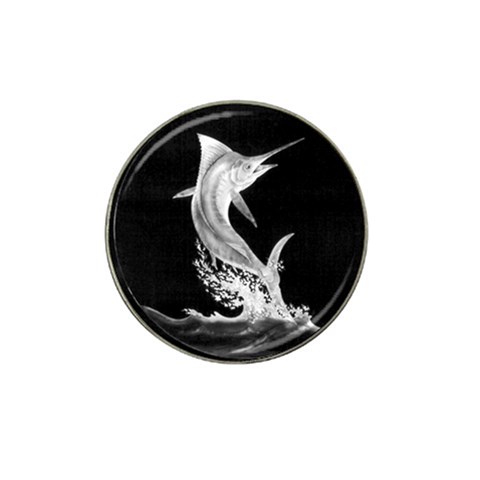 Black Marlin D21 Hat Clip Ball Marker (10 pack) from UrbanLoad.com Front